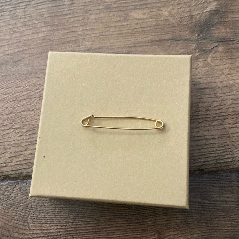 Plain Gold Stock Pin